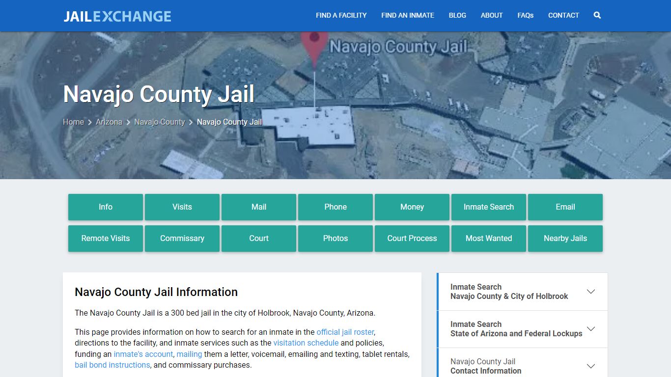 Navajo County Jail, AZ Inmate Search, Information